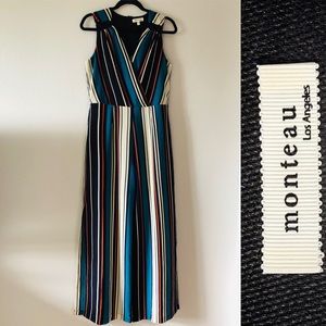 NWOT striped jumpsuit